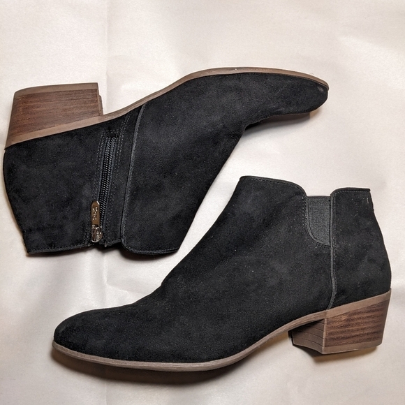 Circus by Sam Edelman Preston black faux suede booties - Picture 3 of 10